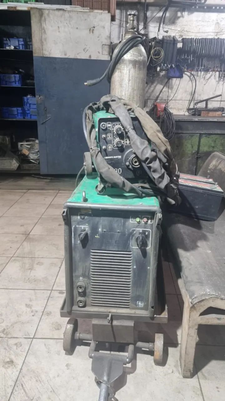 MÁQUINA DE SOLDA MIG/MAG WHITE MARTINS 370A TRIFÁSICA - INDUSTRIAL - Foto 4