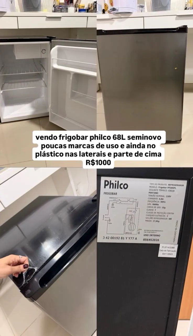 Frigobar philco 68L