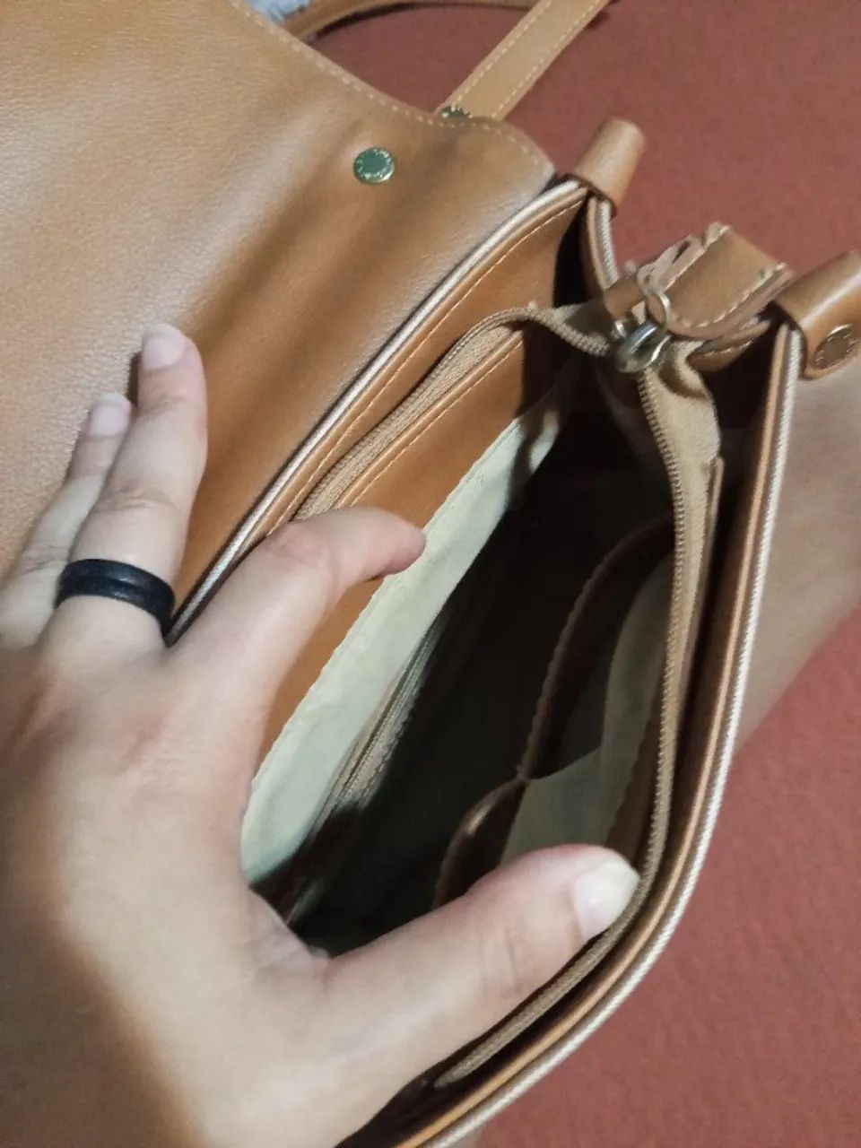 Bolsa de mão e ombro da Mônica Sanches - Foto 4