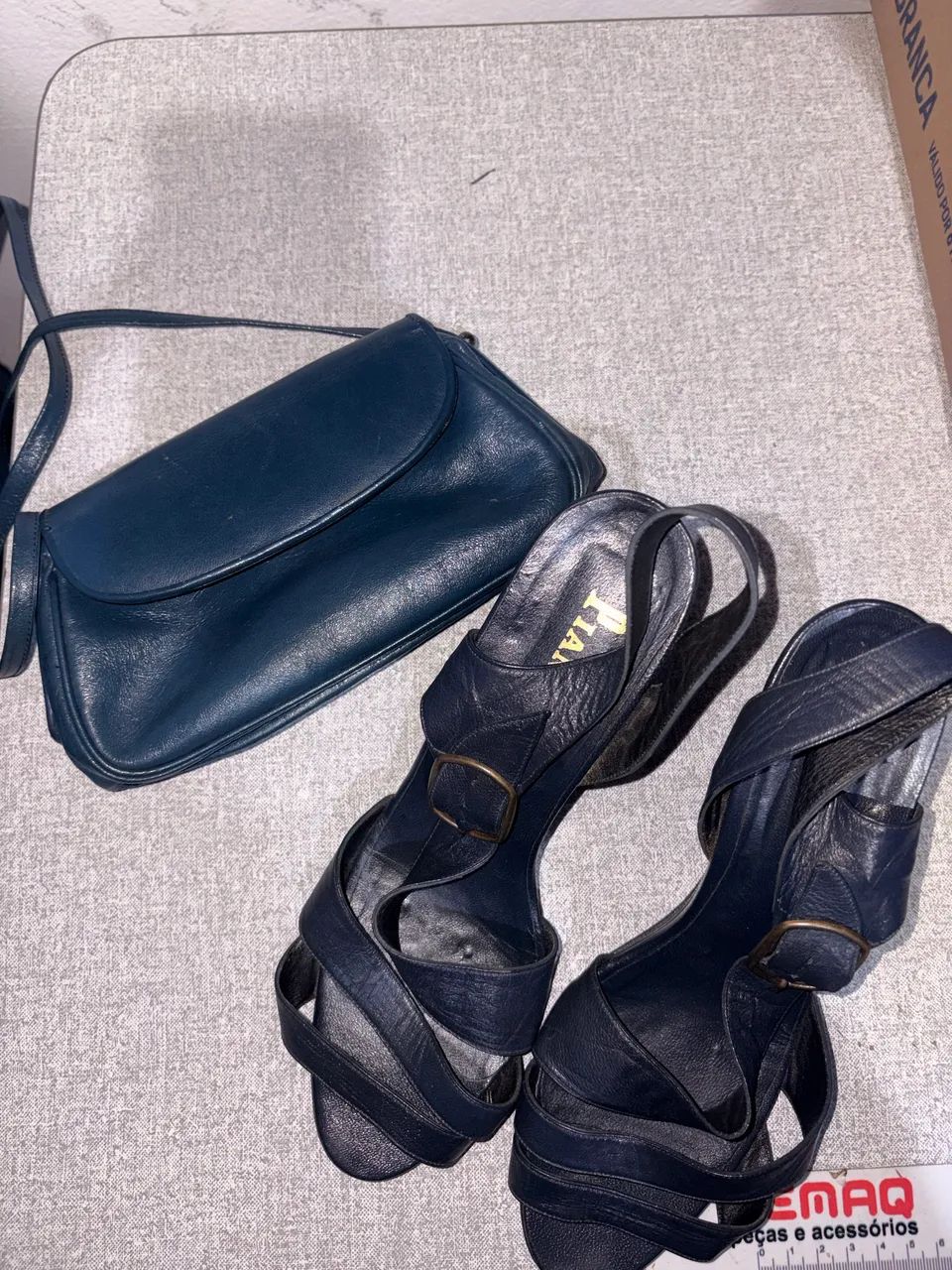 Conjunto bolsa e sapato Pianella