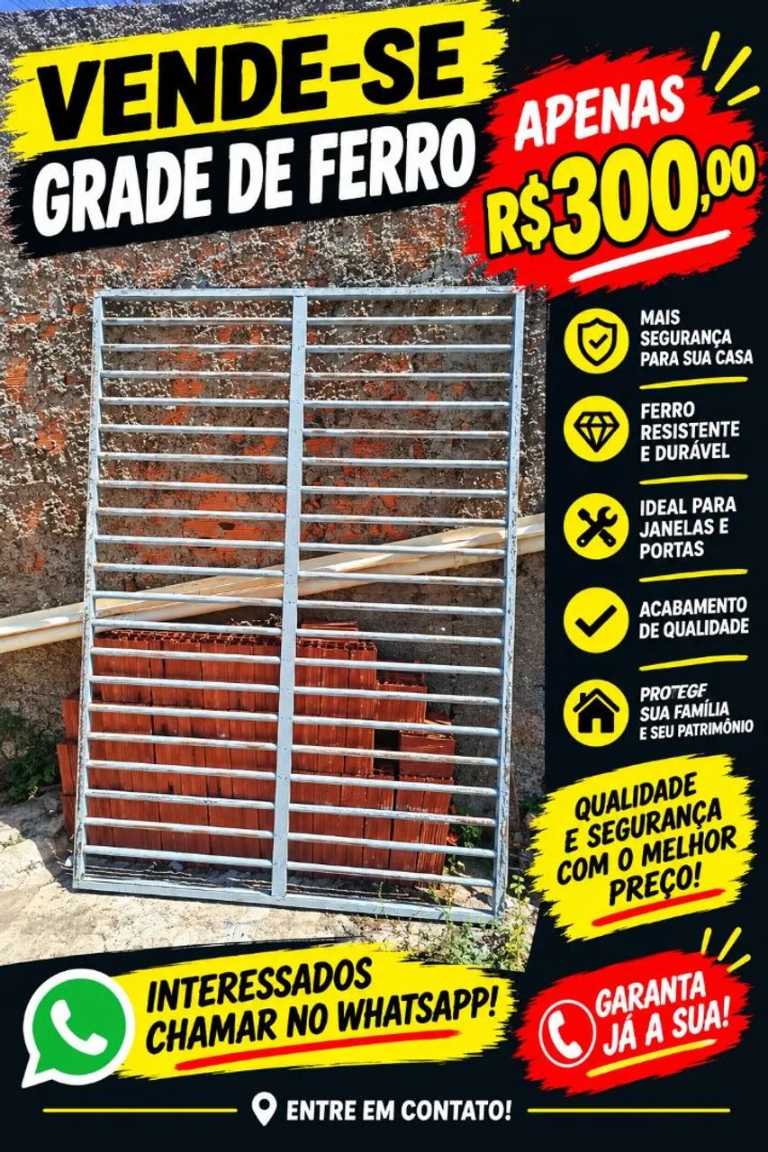 Portas janelas e grades