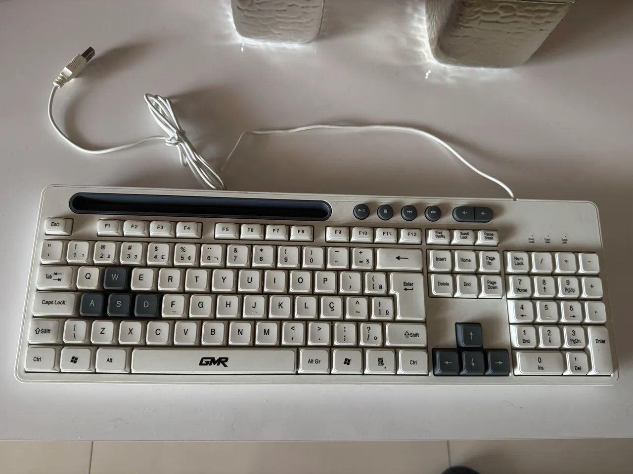 Teclado GMR branco 