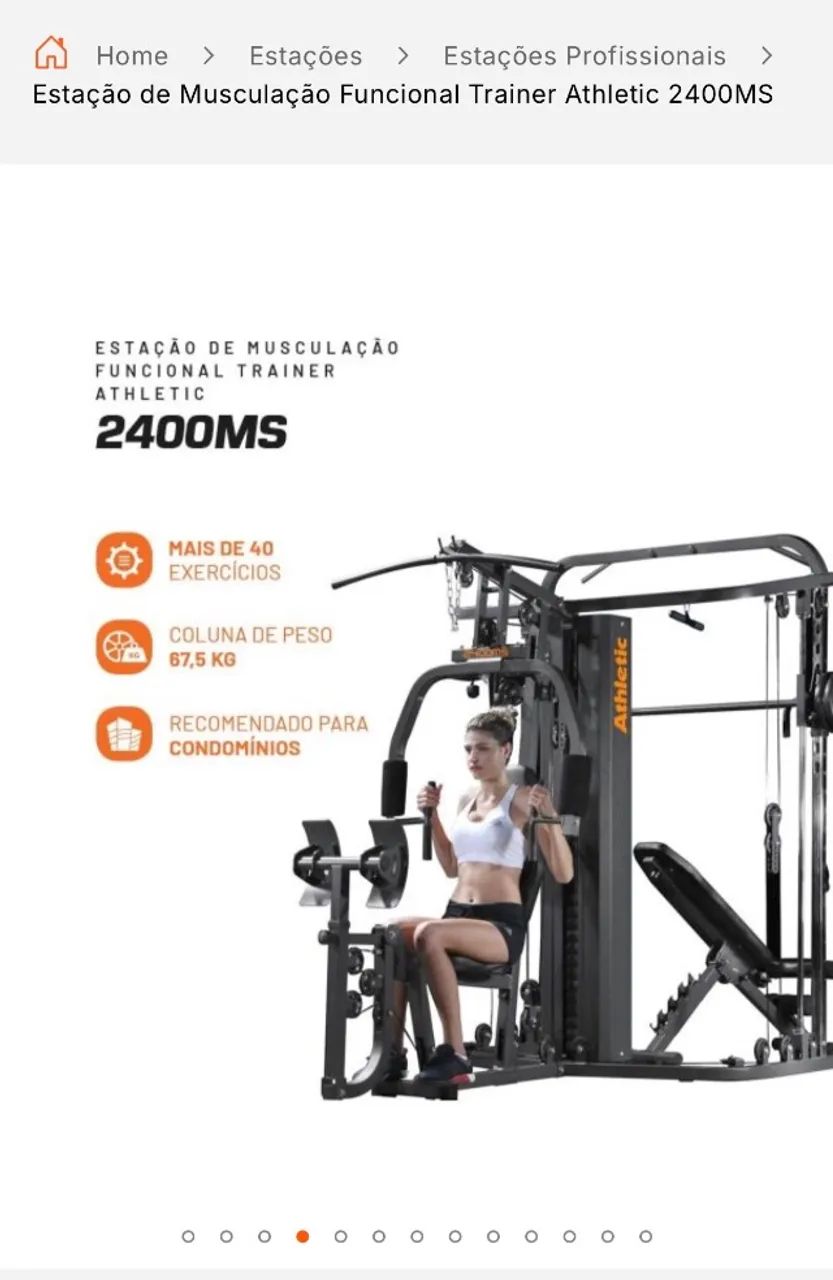 Estação de musculação ATHLETIC - Foto 4