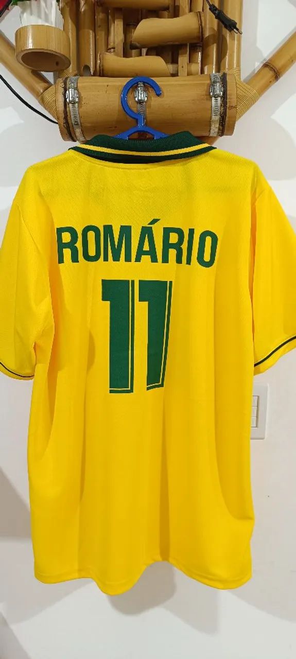 Camisa Brasil retrô Romário Copa 94  - Foto 3
