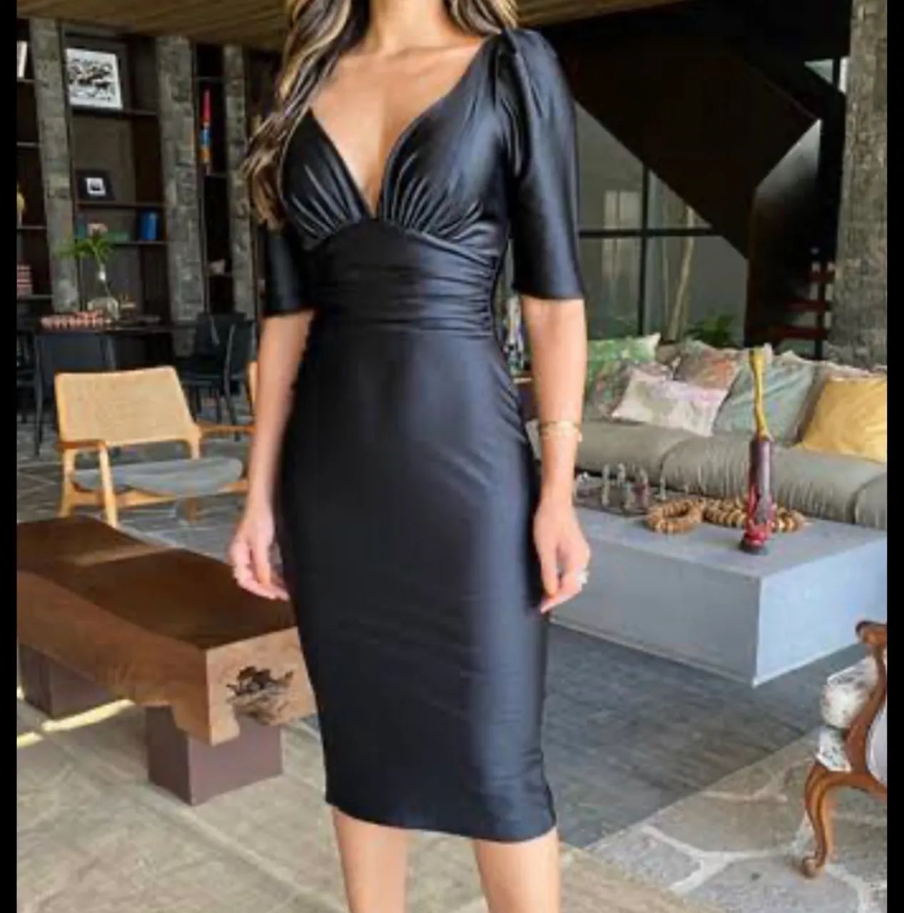 Vestido Preto Sculp TAM P - Foto 2