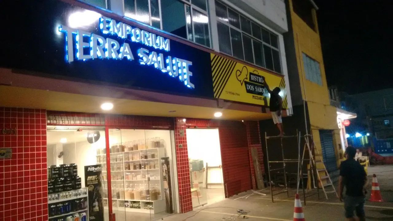 Fachada em ACM com letreiro em 3D  - Foto 5