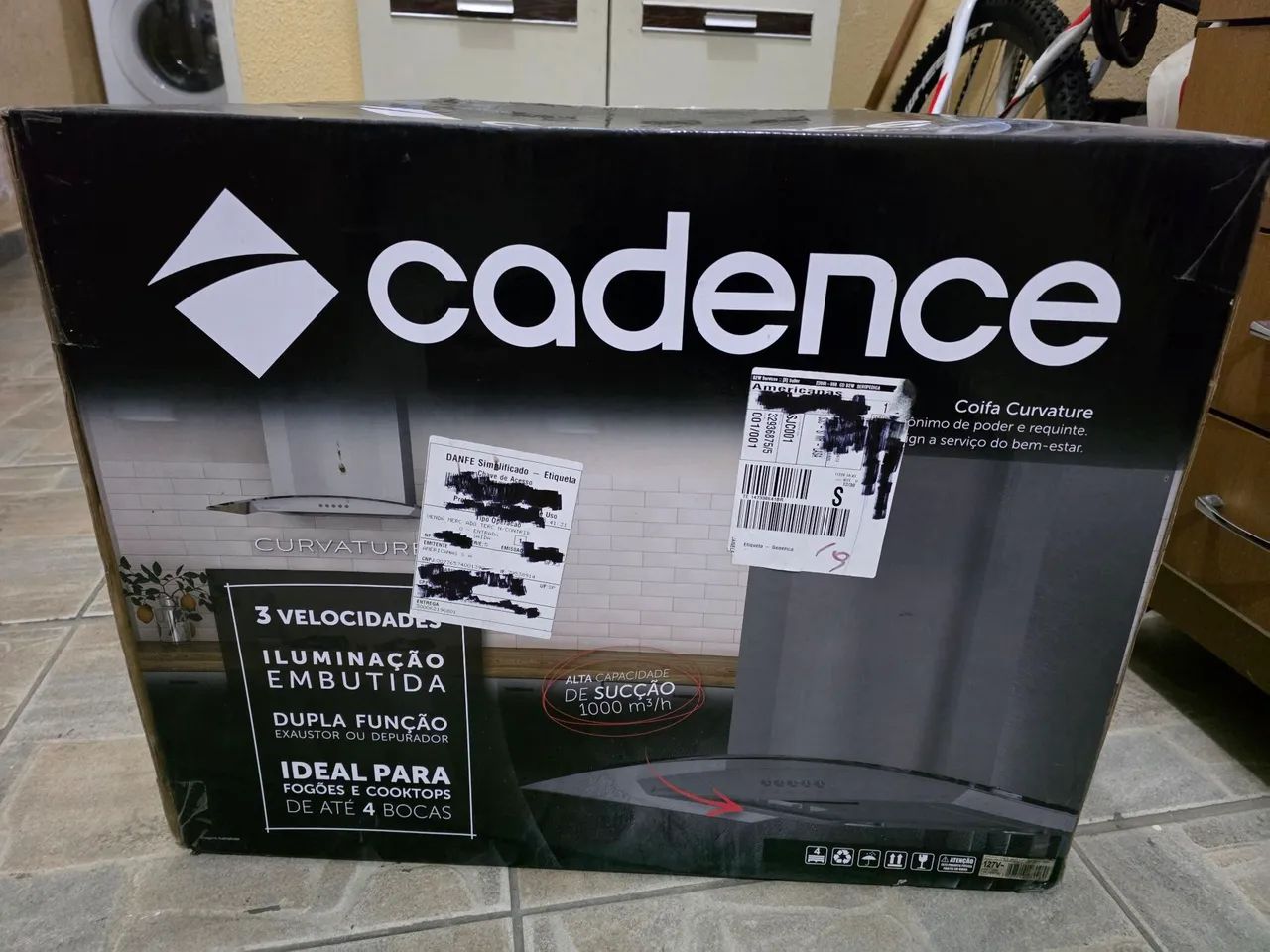 Coifa Cadence Curvada - Nova 110V - Foto 4