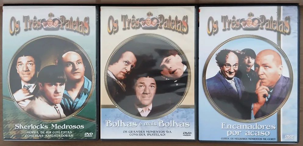 DVD - Lote 8 DVDs Os Três Patetas - Foto 4