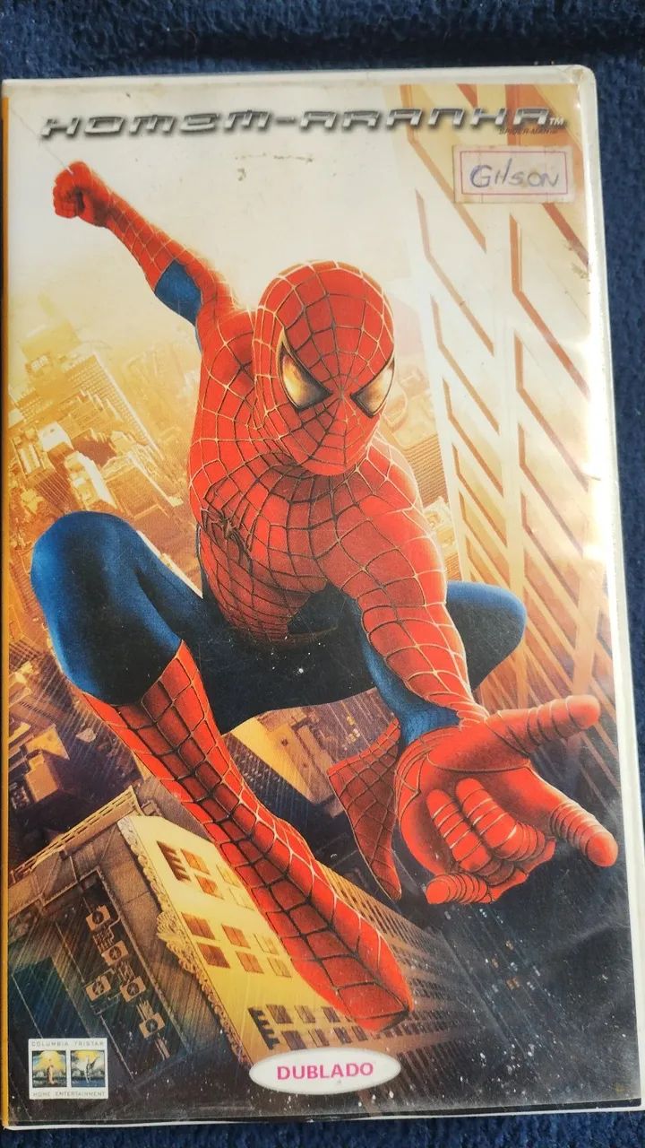 Fita VHS do Filme O Homem aranha 