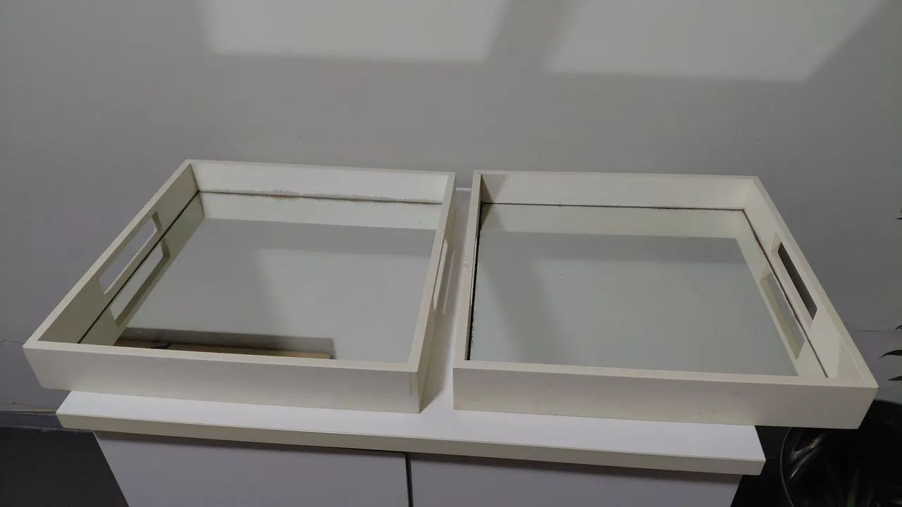 Bandejas com Fundo De Vidro - Foto 2