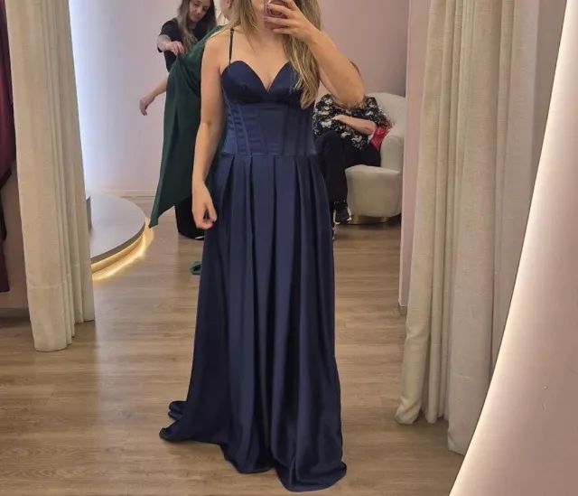 Vestido azul majeste - Foto 2