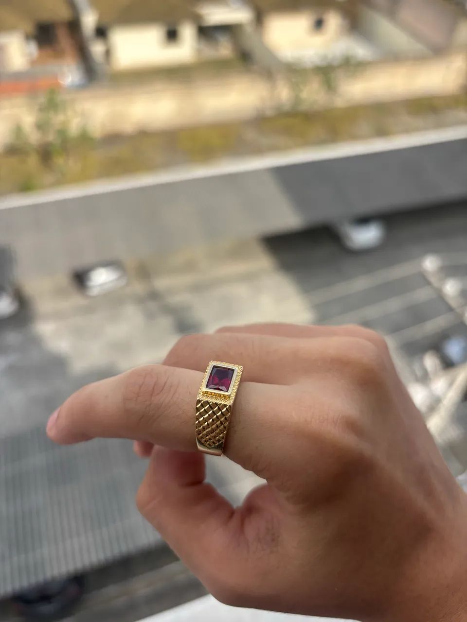 Anel em ouro 18k - Foto 2