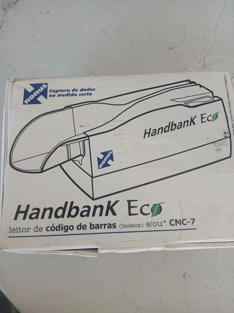 Leitor de Código de barras boletos/CMC-7 NONUS