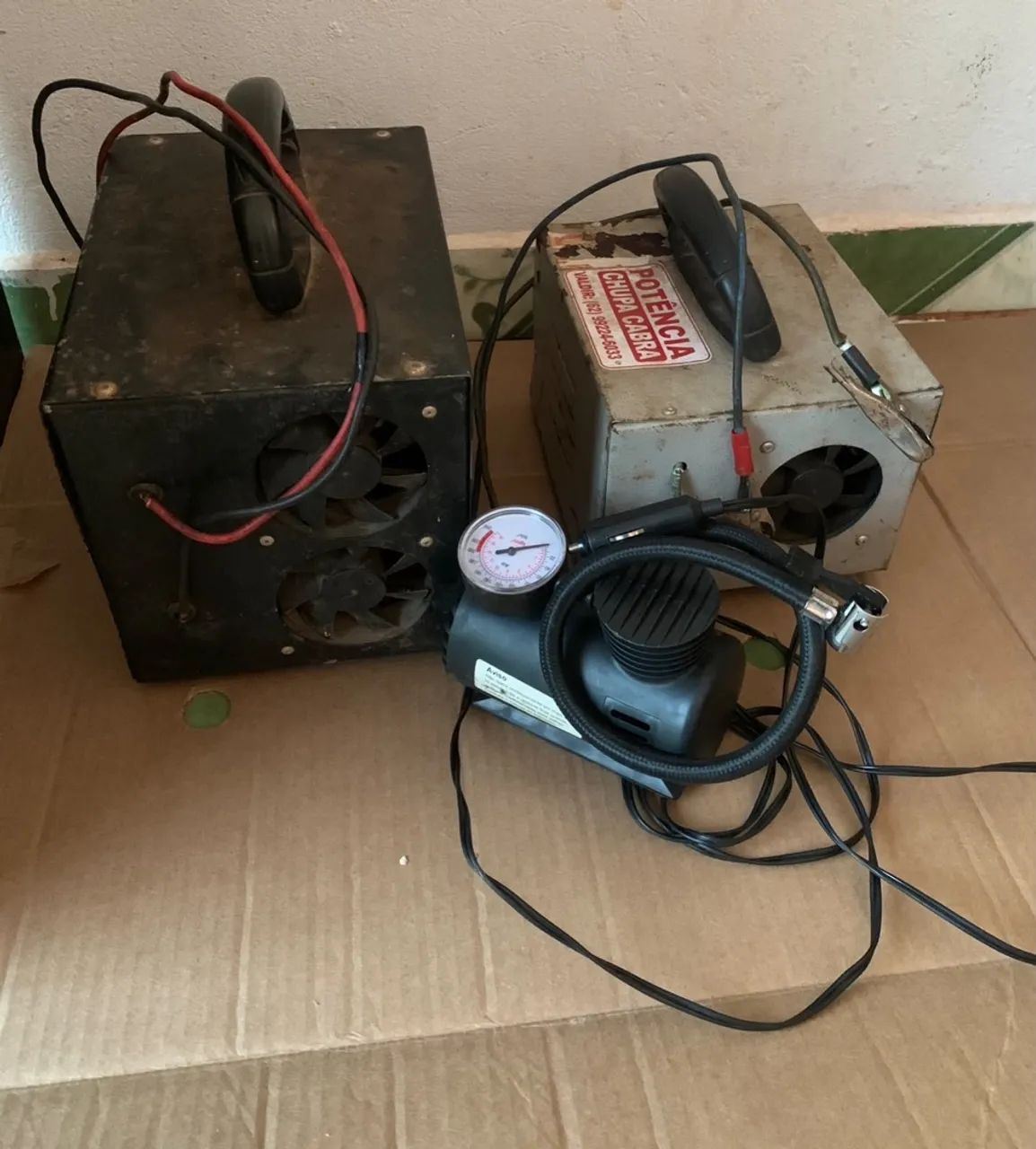 Vendo 2 chupa cabra e um compressor 