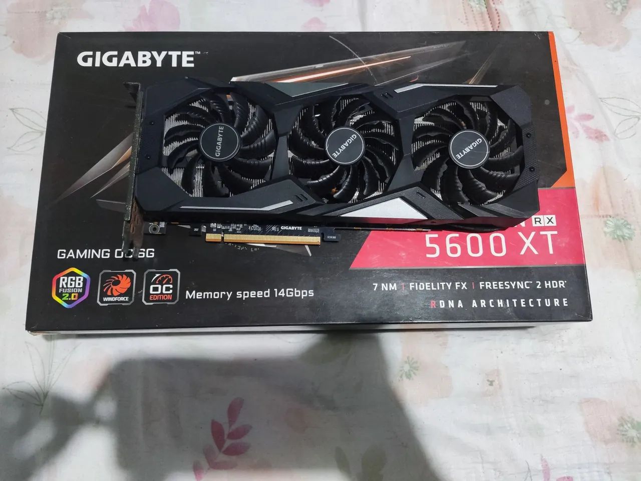 Placa de vídeo GPU RX 5600XT OC com defeito 