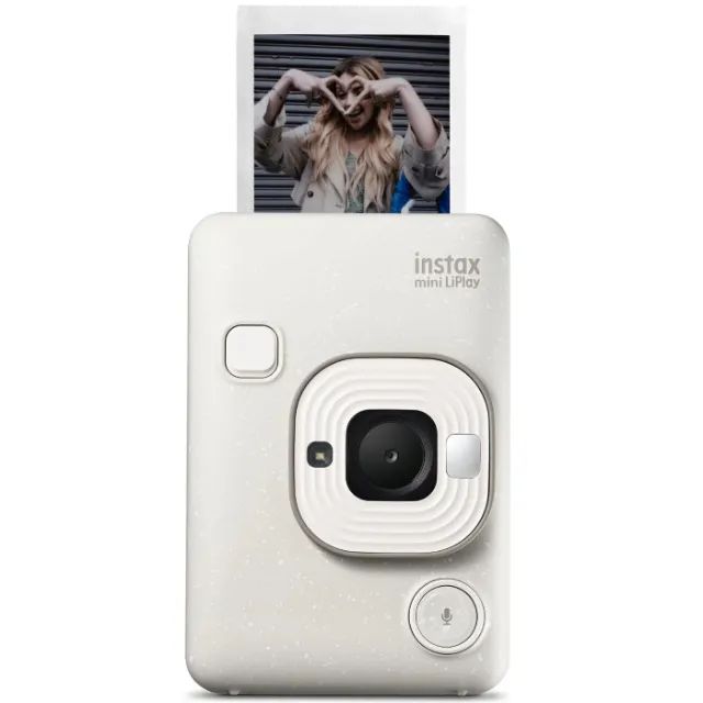 Câmera e Impressora para Smartphone Fujifilm instax mini LiPlay Misty White + Capinha - Foto 6