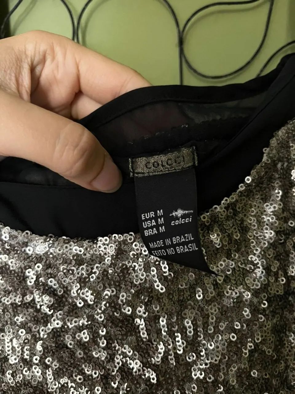 Vestido Paetê Prata e preto - Foto 2