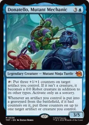 Carta de Magic - Donatello, Mutant Mechanic
