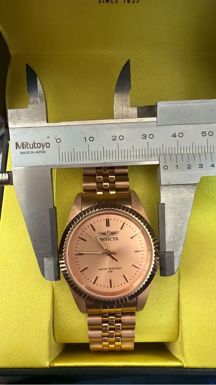 Relogio Invicta dourado  - Foto 3