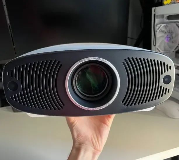 Projetor Vevshao A22 1000 Ansi Lente Selada 2GB RAM 32GB Android 13 Foco Elétrico Novo! - Foto 5