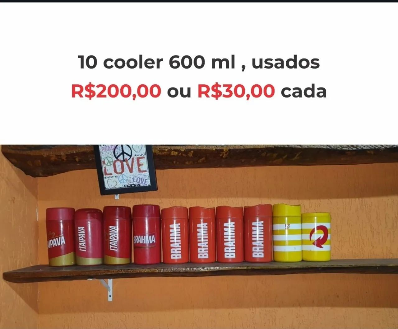 Cooler , Cervegela , camisinha garrafa 600 ml