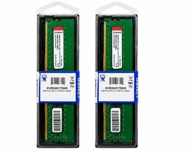 Kingston DDR4 8GB×2 計16G メモリー 2400 KIT 4x MEMÓRIA KINGSTON 8GB DDR4 2400MHz KVR24N17S8/8 - TOTAL 32GB