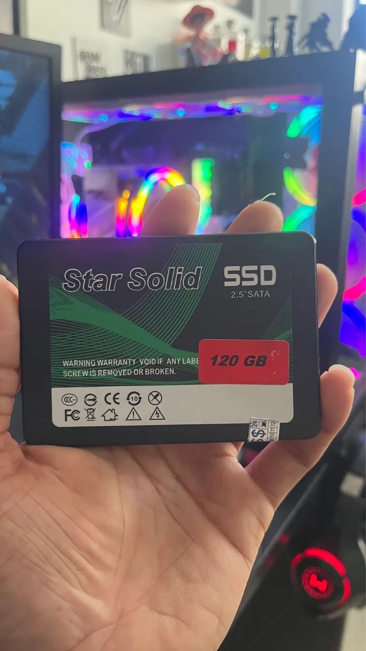 Memoria Ssd 128GB (Novo) Para deixa seu pc ou notebook (super