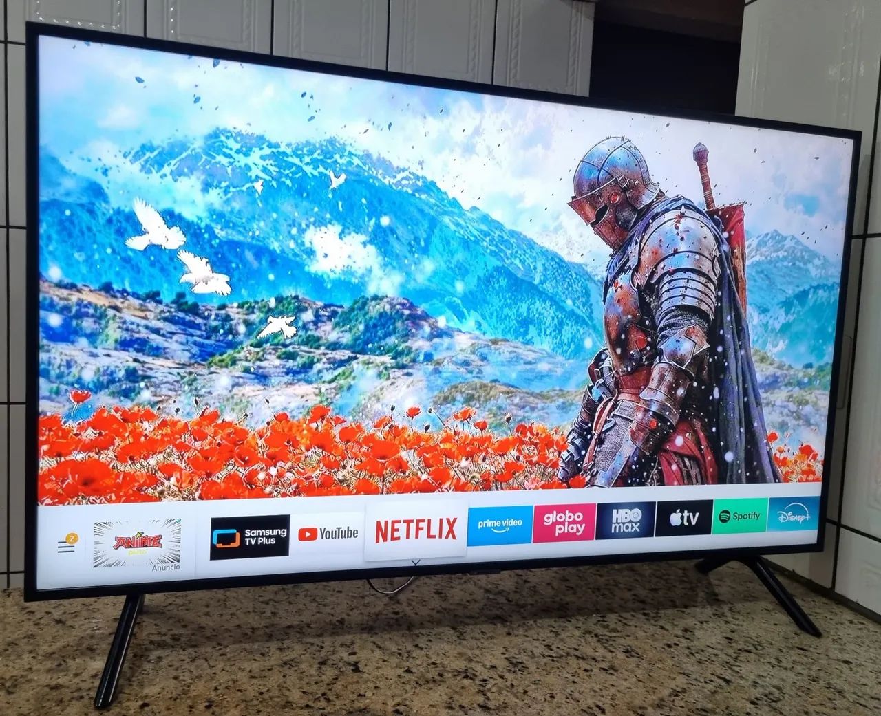 Tv Smart 55 polegadas Samsung 4K completa  - Foto 4