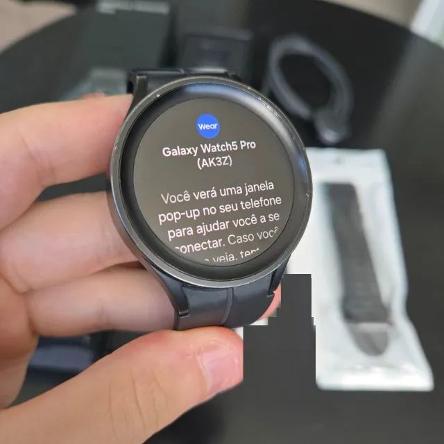 Samsung Galaxy Watch 5 Pro 45mm GPS com Pulseira Extra - Excelente Estado - Foto 2