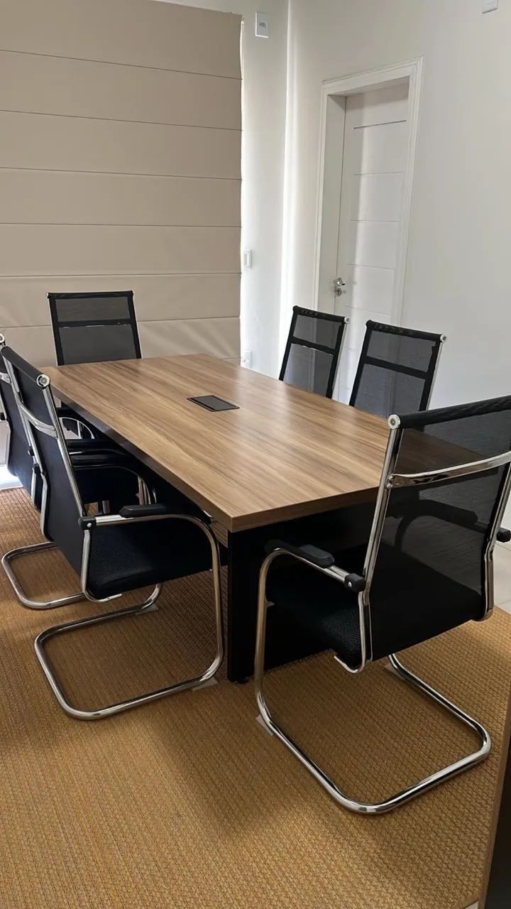 Mesa de reunião com cadeiras 65104468801027120