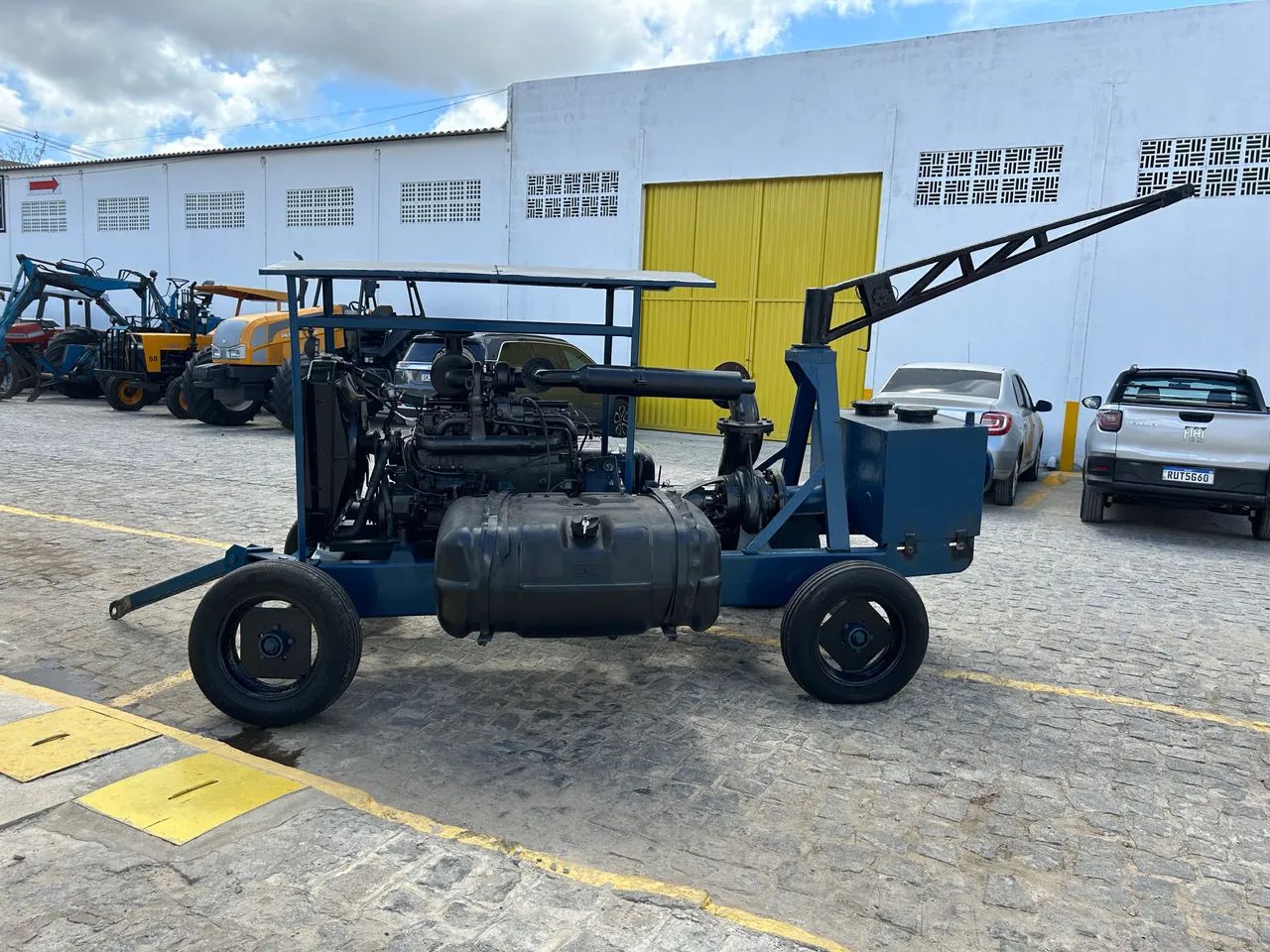 Motor de irrigação mwm 6 cilindros bomba KSB - Foto 5