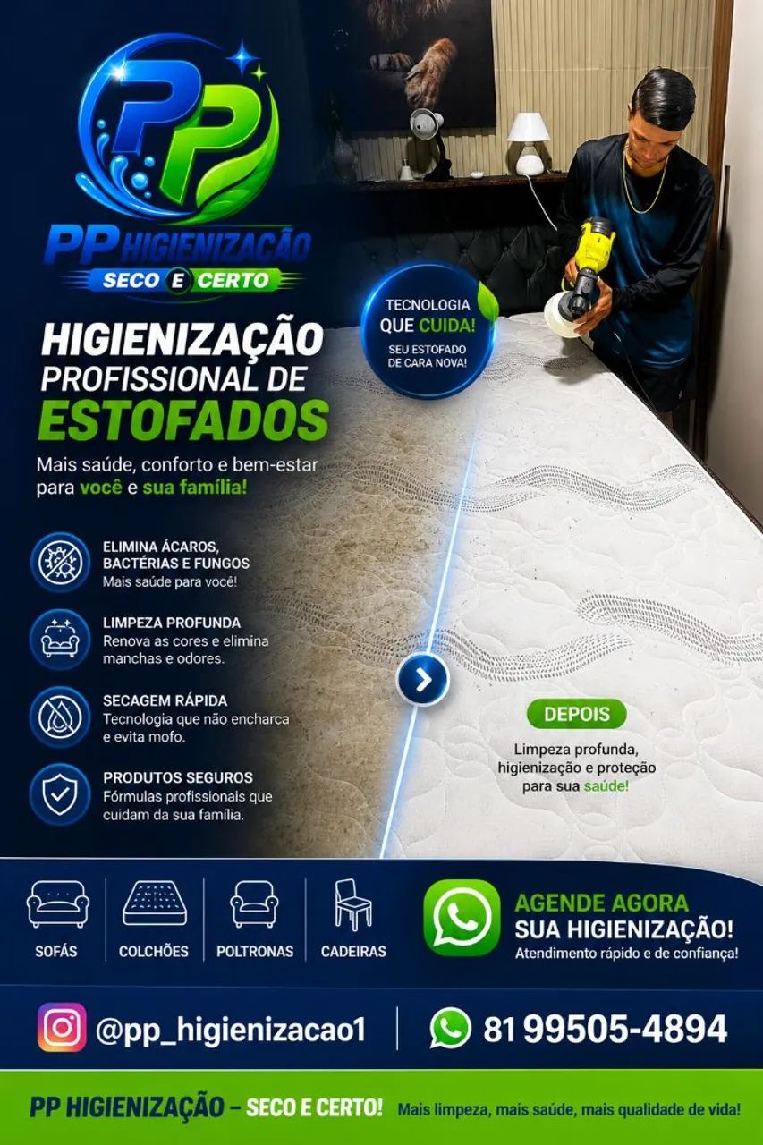 HIGIENIZAÇÃO DE ESTOFADOS  - Foto 2