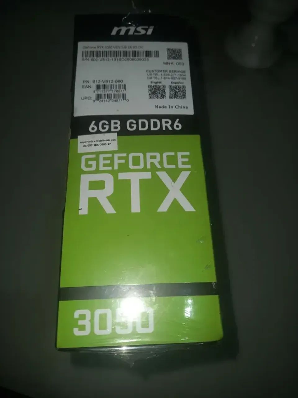 MSI RTX 3050 6GB (LACRADA)! - Foto 3