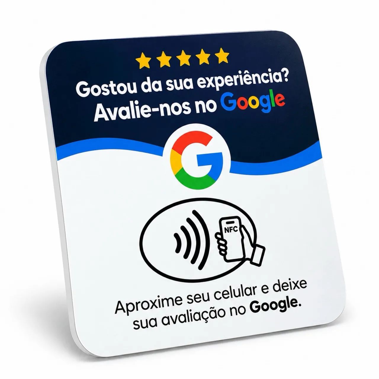 Placa NFC (aproximação) avaliação Google  - Foto 2