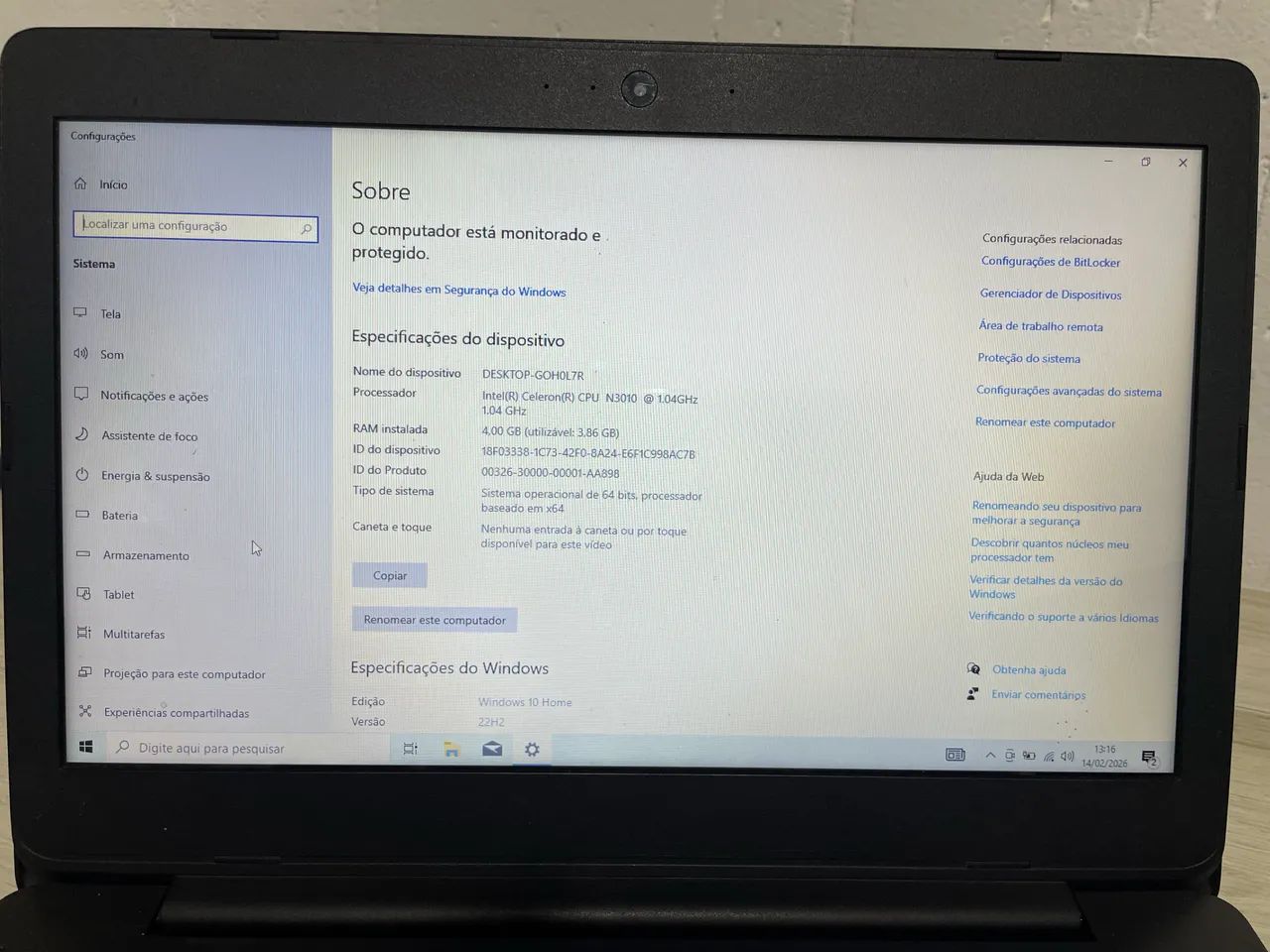 Notebook positivo stilo 14polegadas - Foto 2