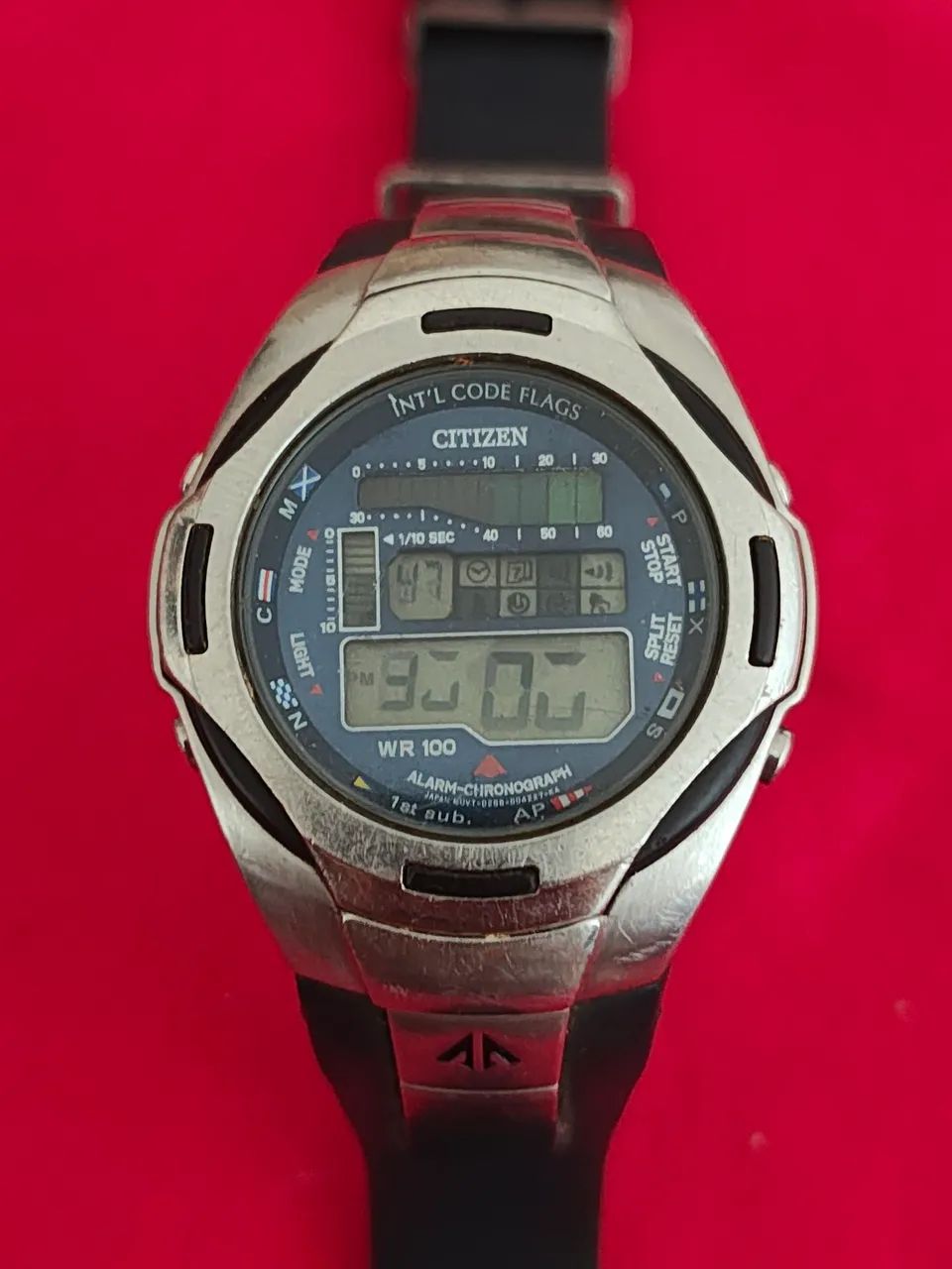 Relógio Citizen Promaster Wind  D288 LCD vintage digital  - Foto 3