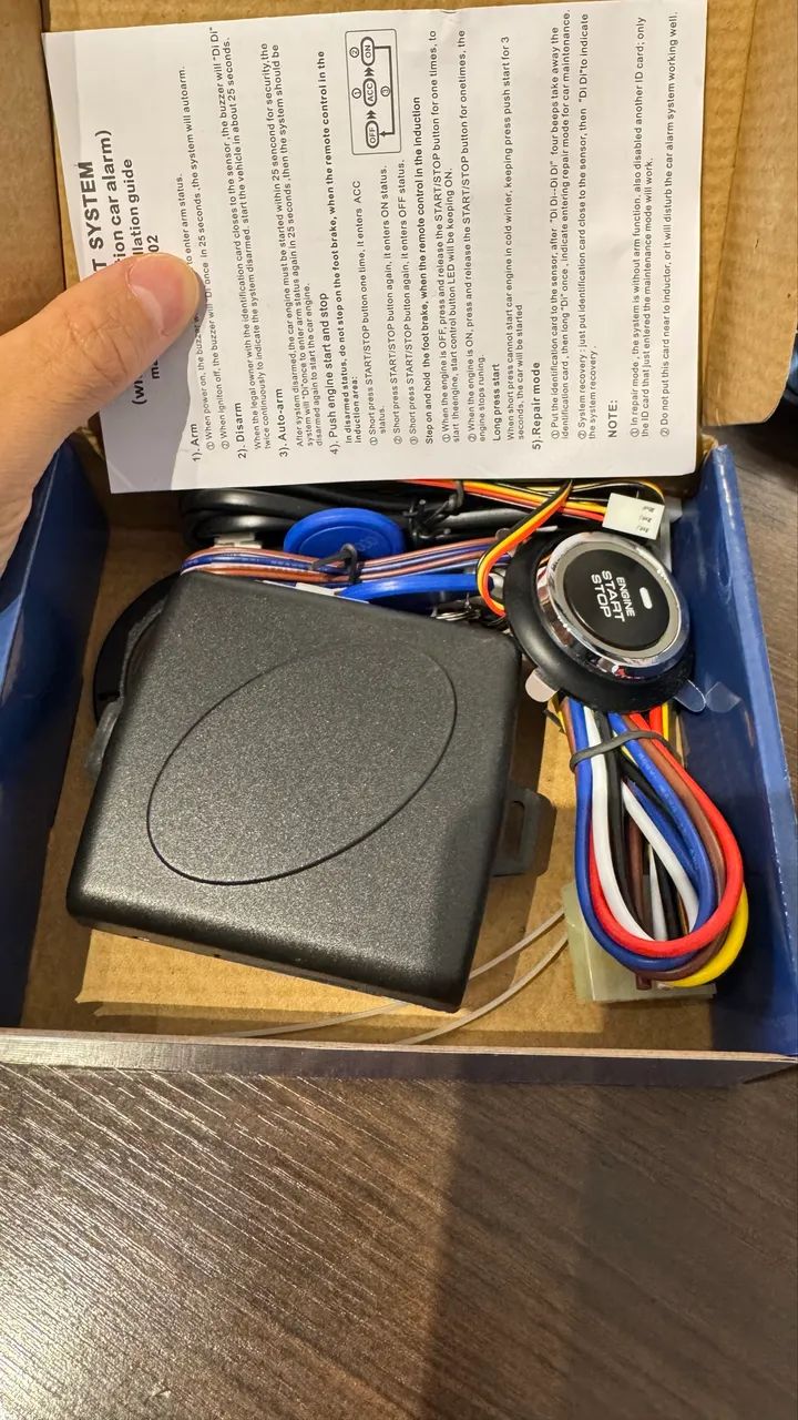 Kit ignição start stop com NF - Foto 2