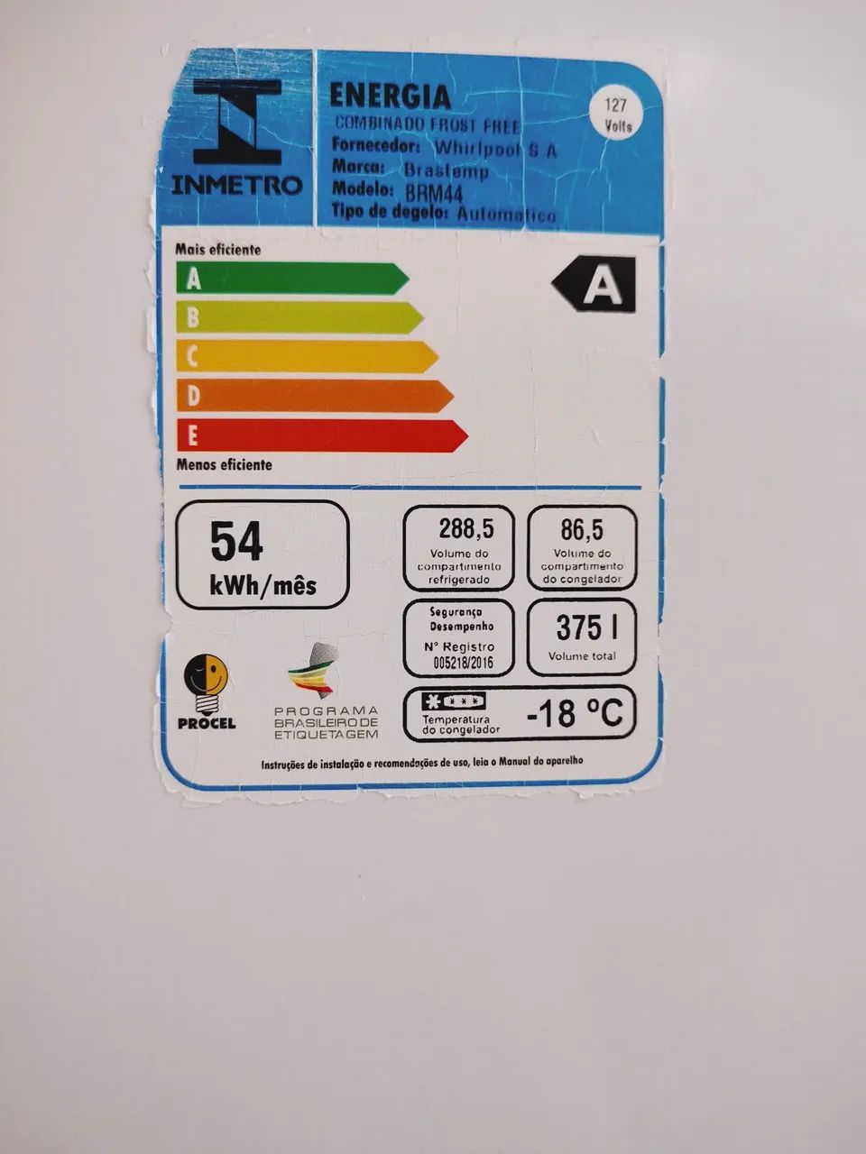 Geladeira Brastemp Frost Free 375 litros  - Foto 5