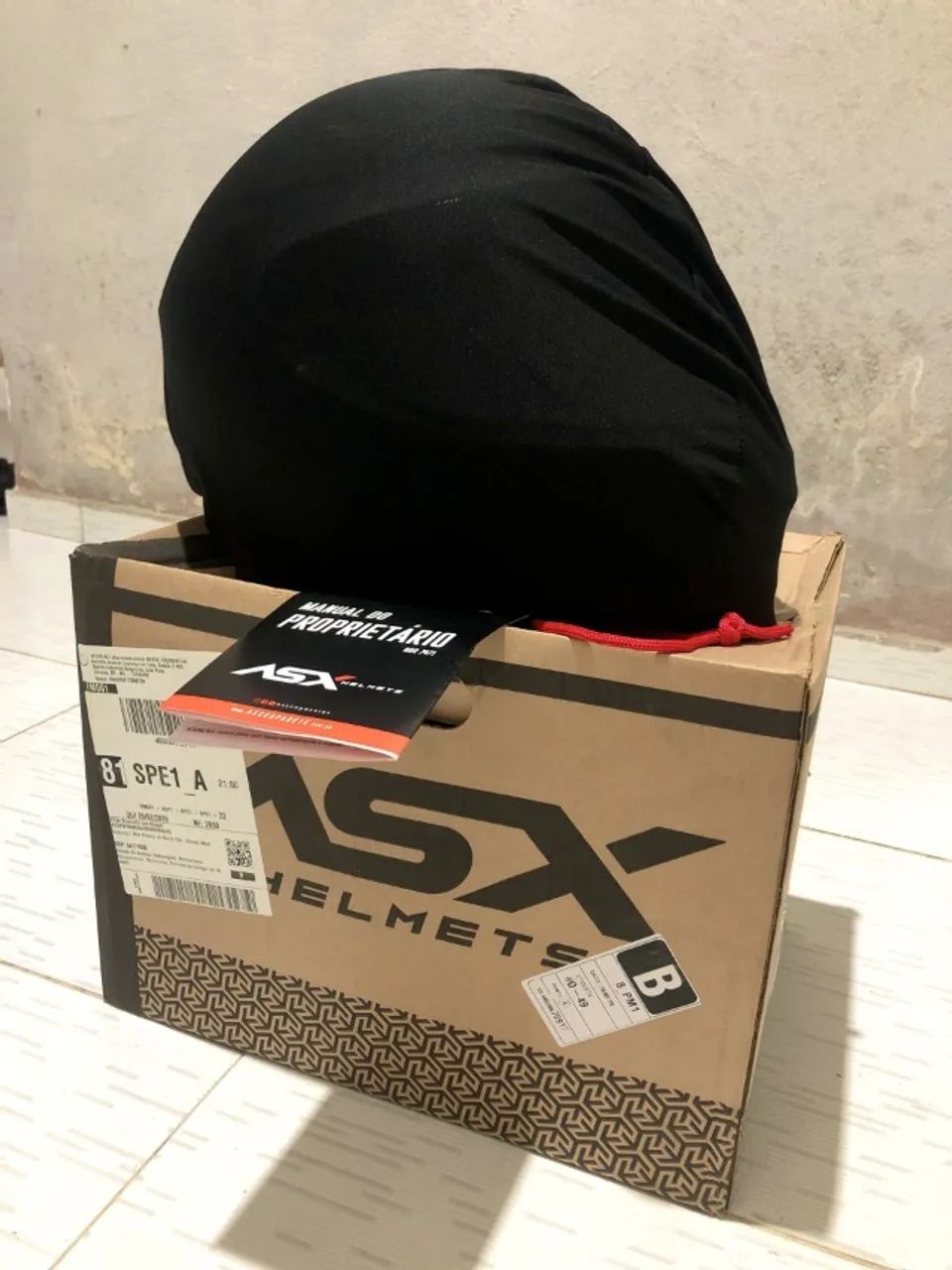 Capacete ASX EAGLE- Tamanho 58 |  "Saboor novo" - Foto 5
