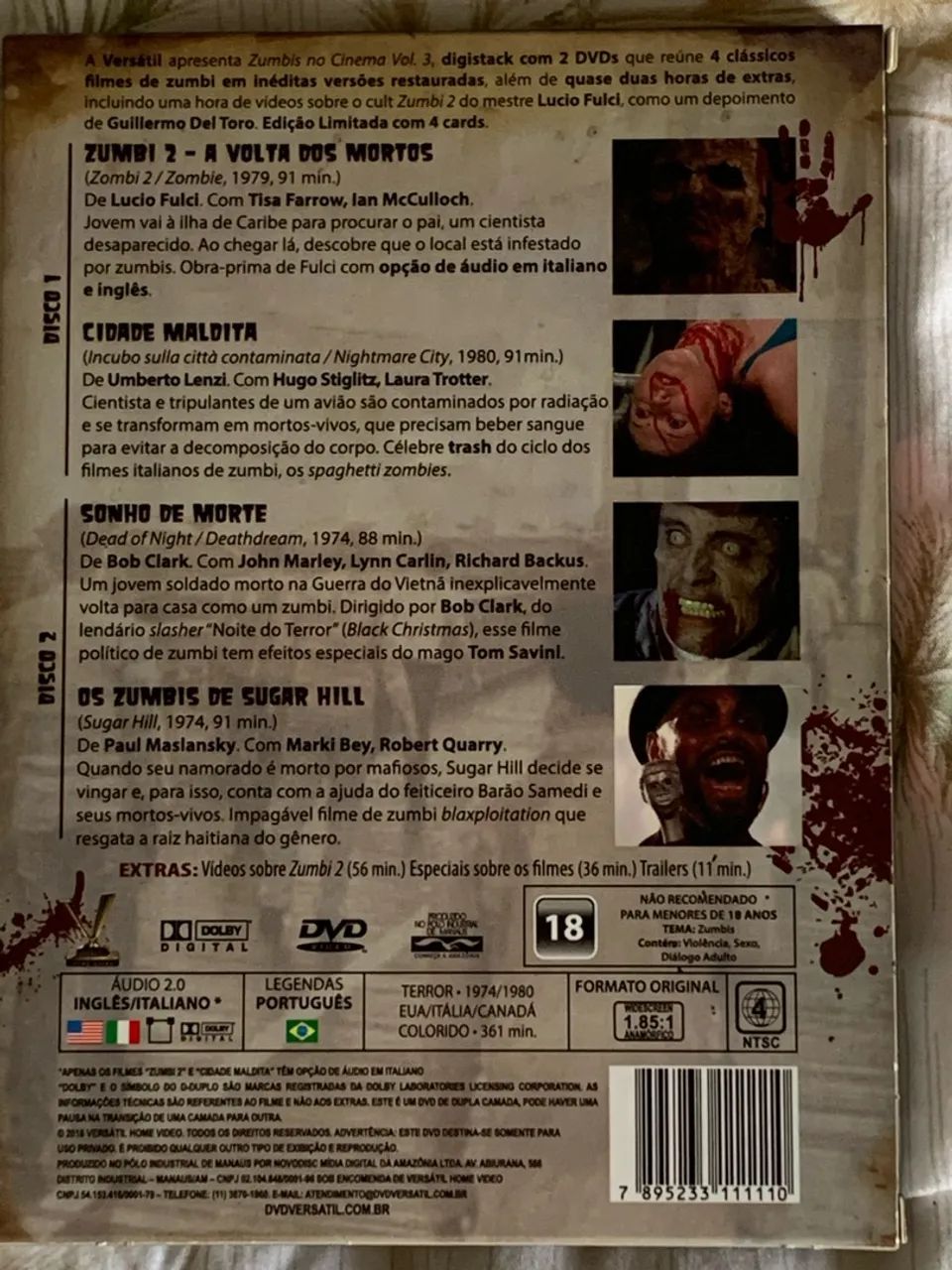 Dvd Zumbis no Cinema Vol. 3 - Foto 2