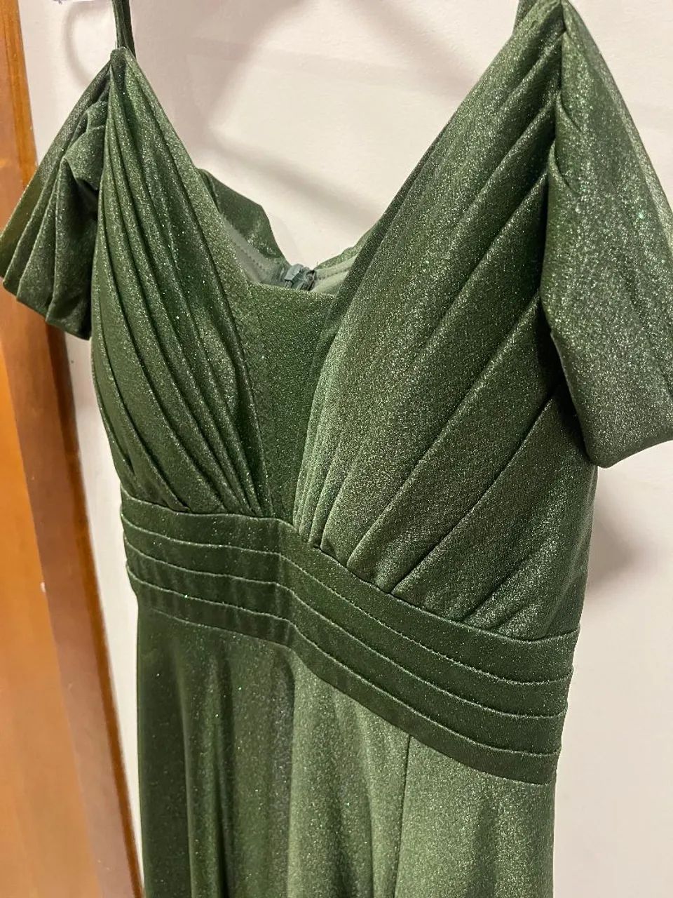 Vestido festa verde oliva - Foto 5