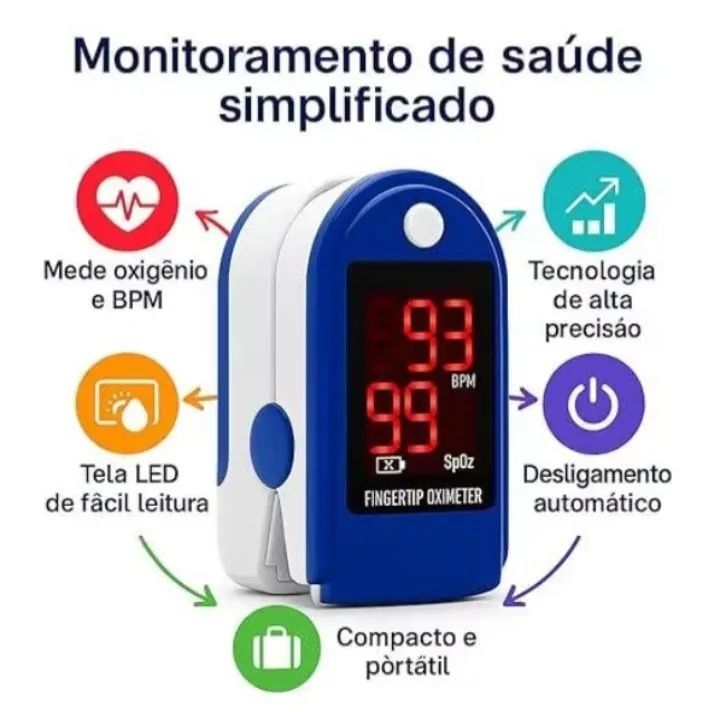 Oxímetro Digital de Dedo - Foto 2