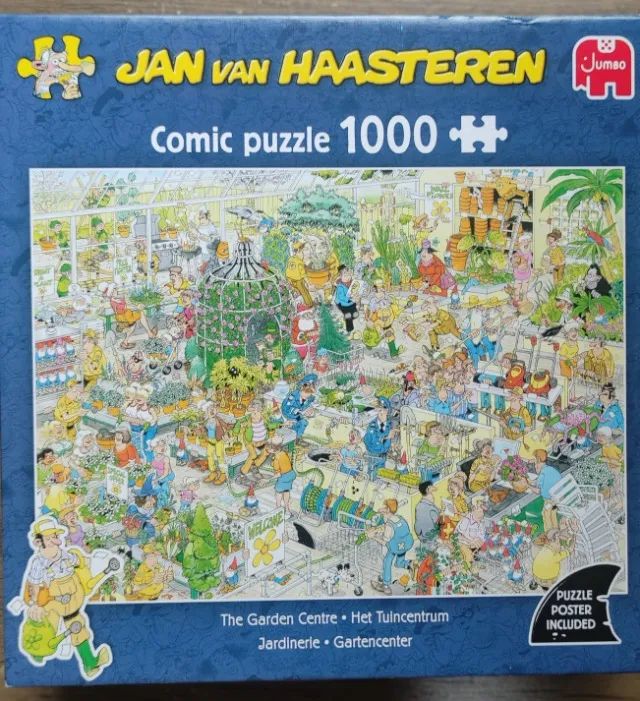 Quebra Cabeça Jan Van Haasteren | The Garden Centre | 1000 Peças
