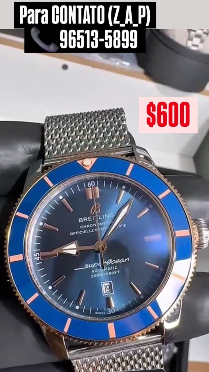 Relógio BREITLING SUPEROCEAN AUTOMÁTICO - ENTREGAMOS  - Foto 2
