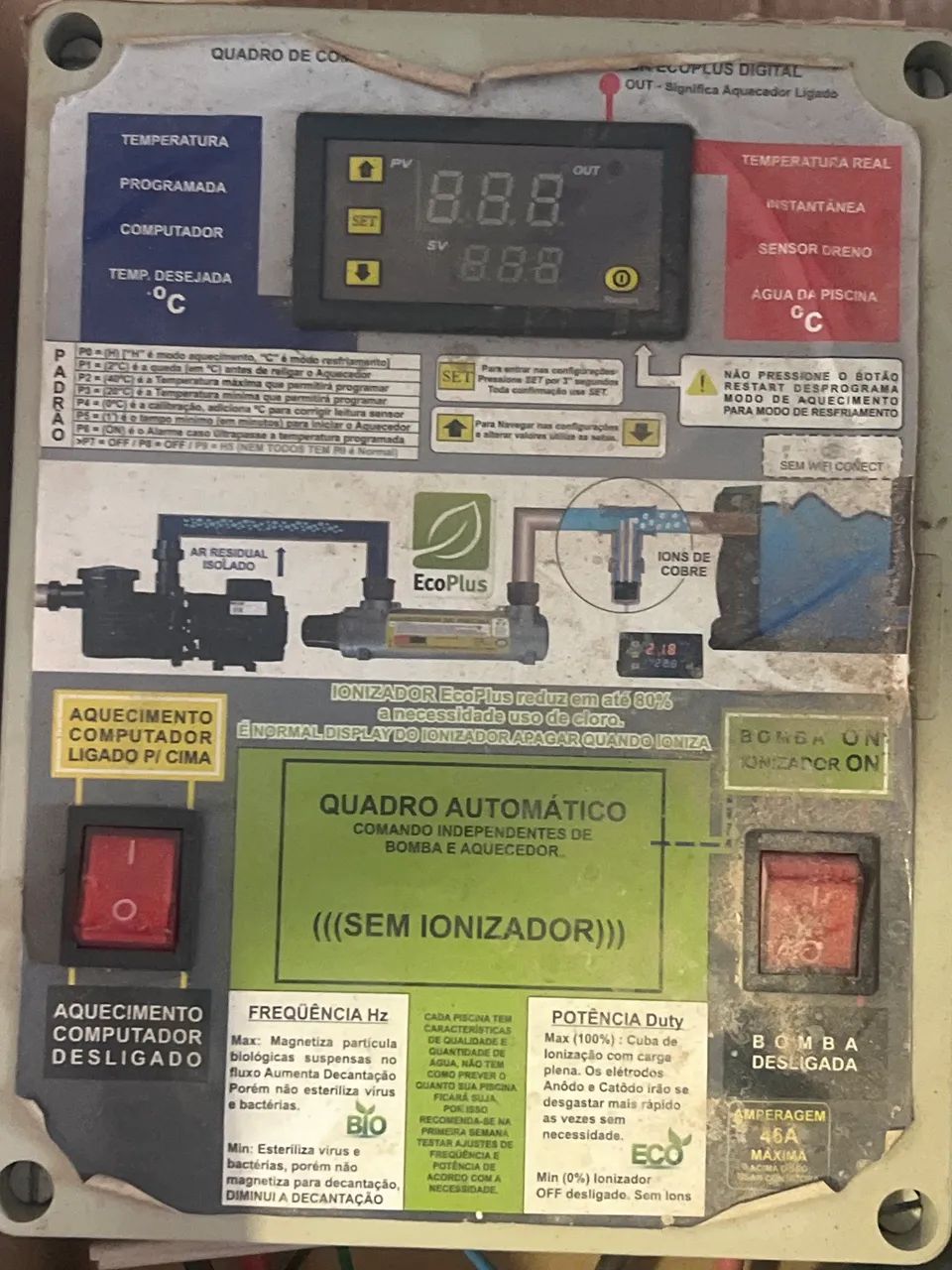 Aquecedor de piscina elétrico