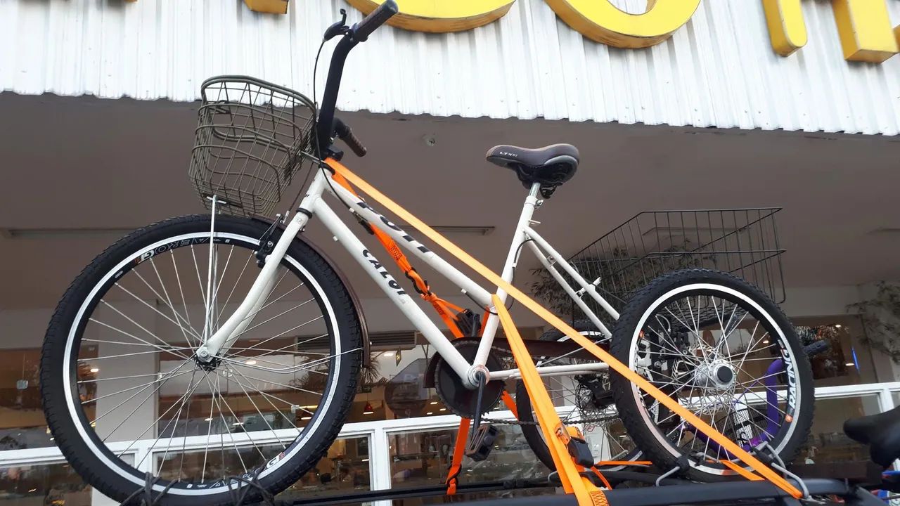 lindo Triciclo Caloi Retrô 26 freios a disco - Foto 3