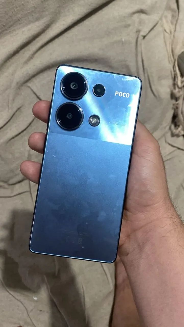 Poco m6 pro 512 gb 12 de ram +6. Completo com nota fiscal 