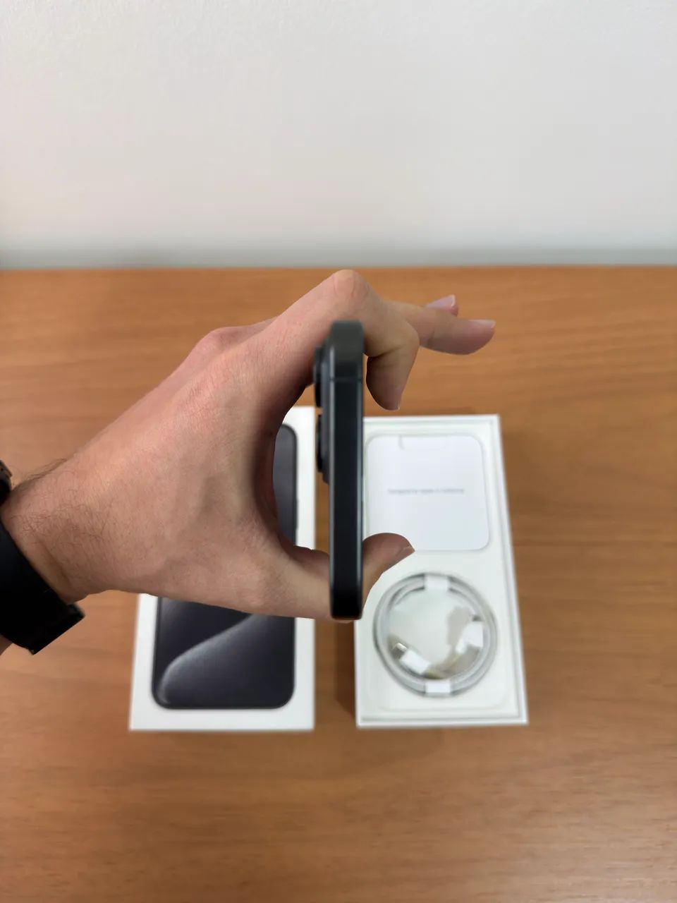 iPhone 15 Pro Max 256 GB - Titânio Preto - IMPECÁVEL  - Foto 5