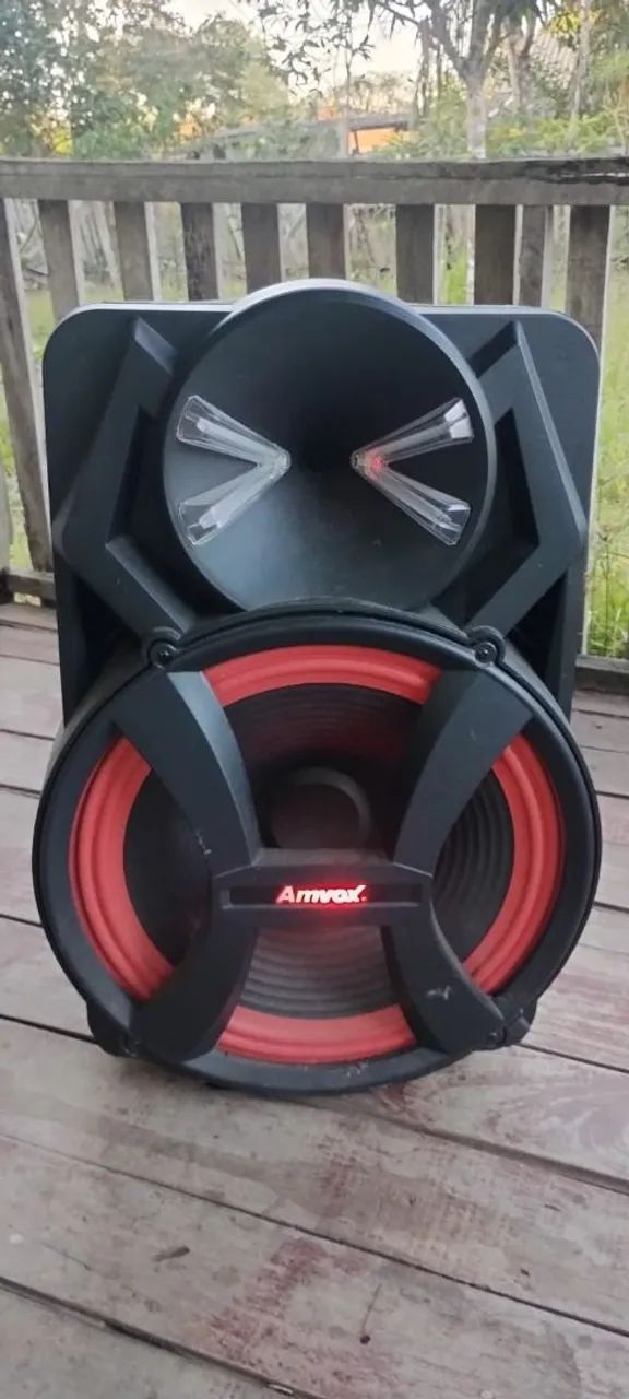caixa de som amvox dezoitao 1100w  Rms - Foto 4