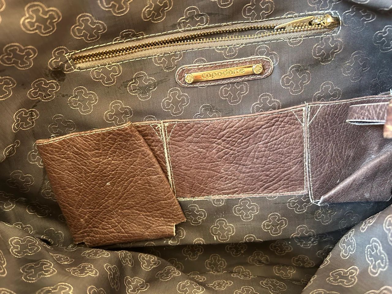 Bolsa capodarte couro legítimo - Foto 5